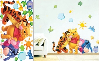 stickers winnie 90x60cm